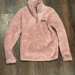 Patagonia Women's Soft Fuzzy Pink Half-Zip